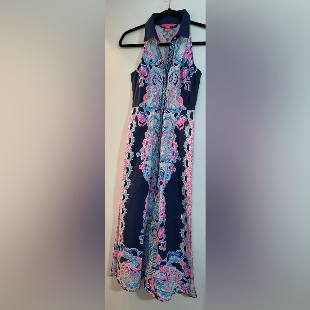 Lilly Pulitzer Novah Cotton Stretch Shirtdress Size 00